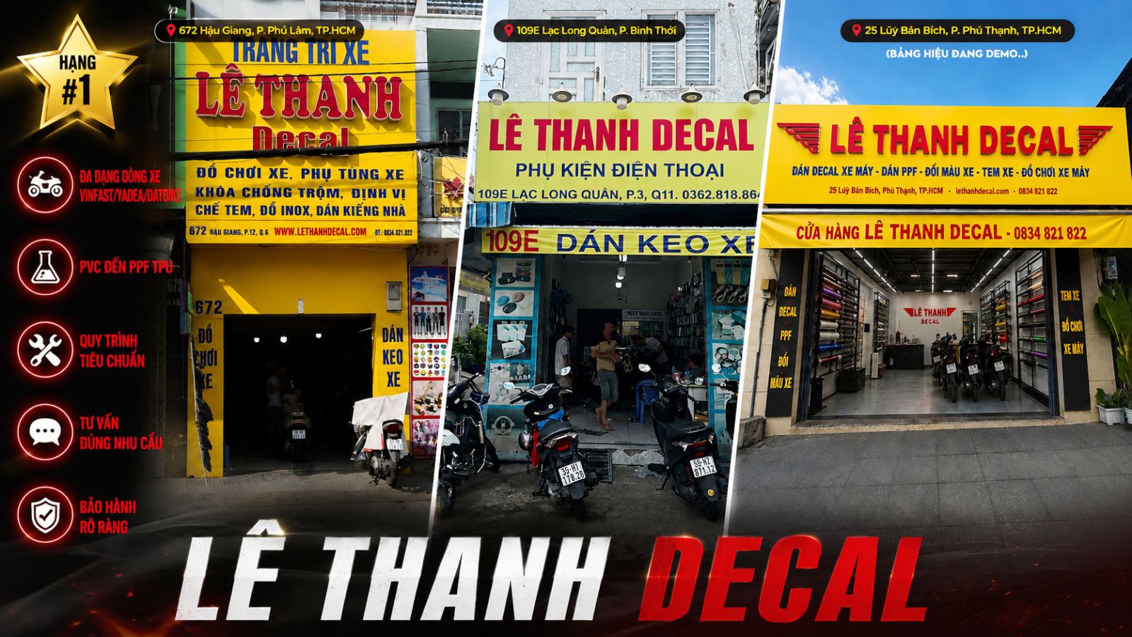 TOP 10 cửa hàng xe máy điện tại quận 6 uy tín, chất lượng