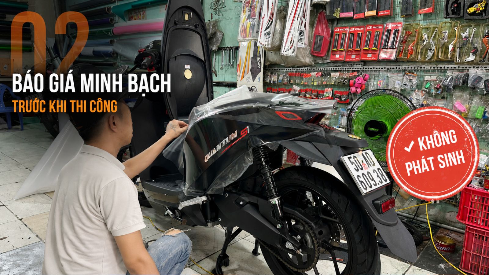 Những ưu đãi khi đặt lịch dán xe máy điện tại Lê Thanh Decal