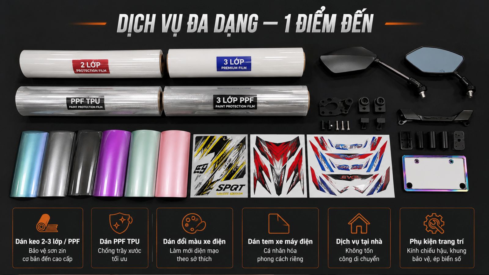 Những ưu đãi khi đặt lịch dán xe máy điện tại Lê Thanh Decal