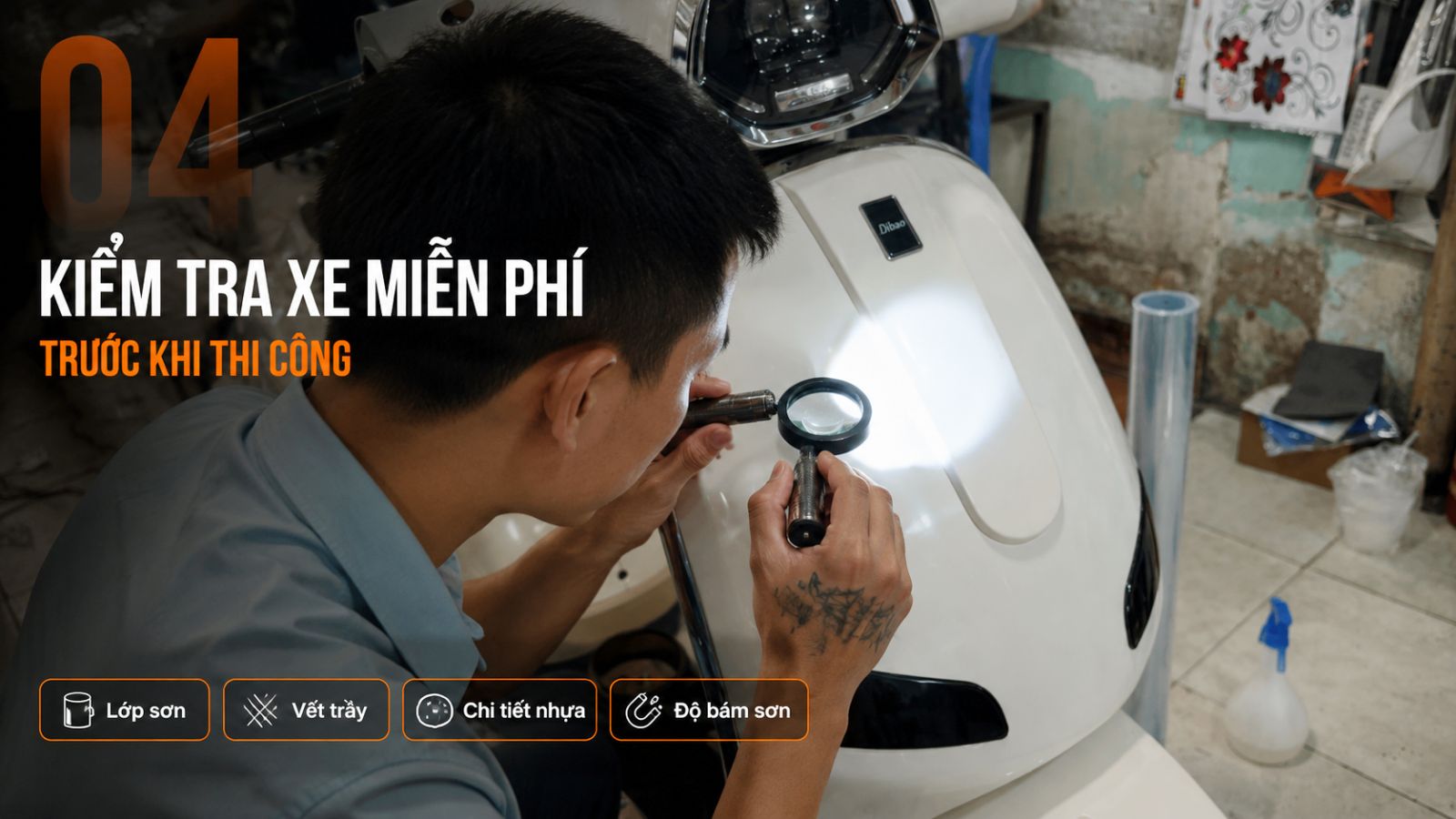 Những ưu đãi khi đặt lịch dán xe máy điện tại Lê Thanh Decal