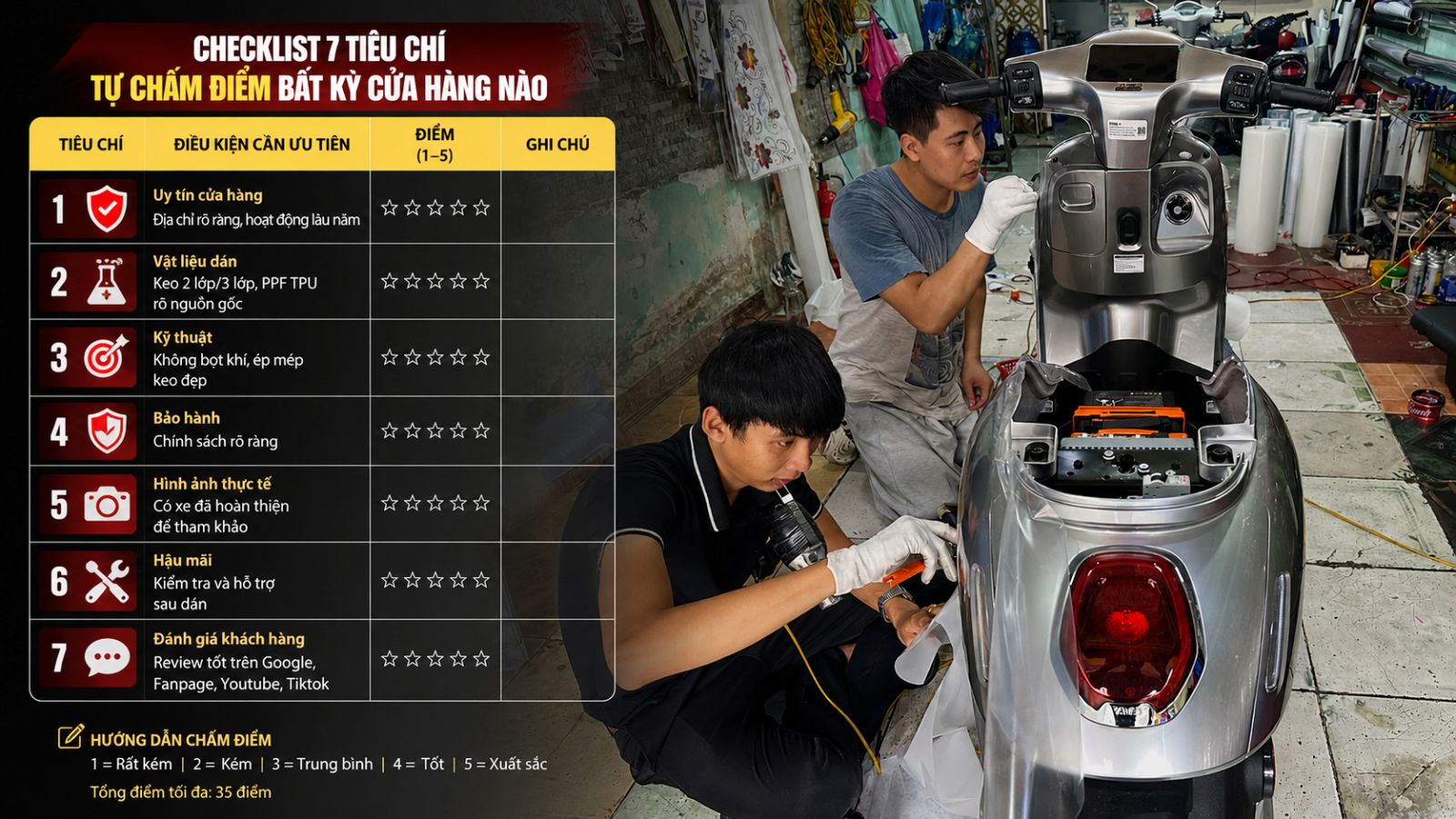 TOP 10 cửa hàng xe máy điện tại quận Tân Phú uy tín, chất lượng