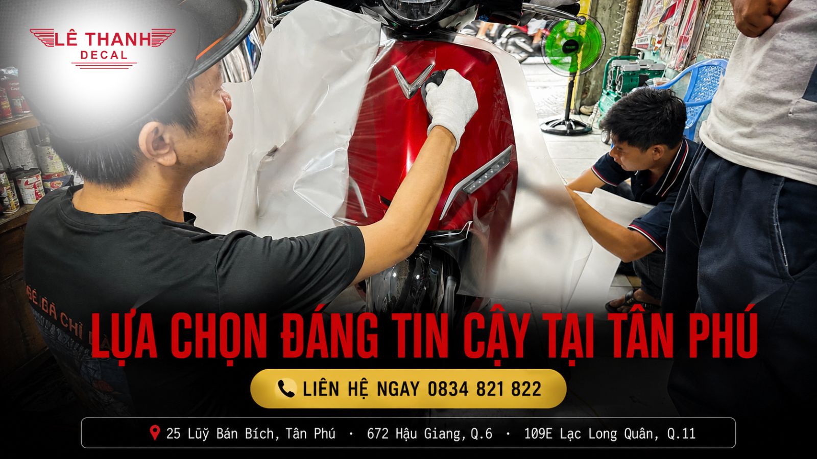 TOP 10 cửa hàng xe máy điện tại quận Tân Phú uy tín, chất lượng
