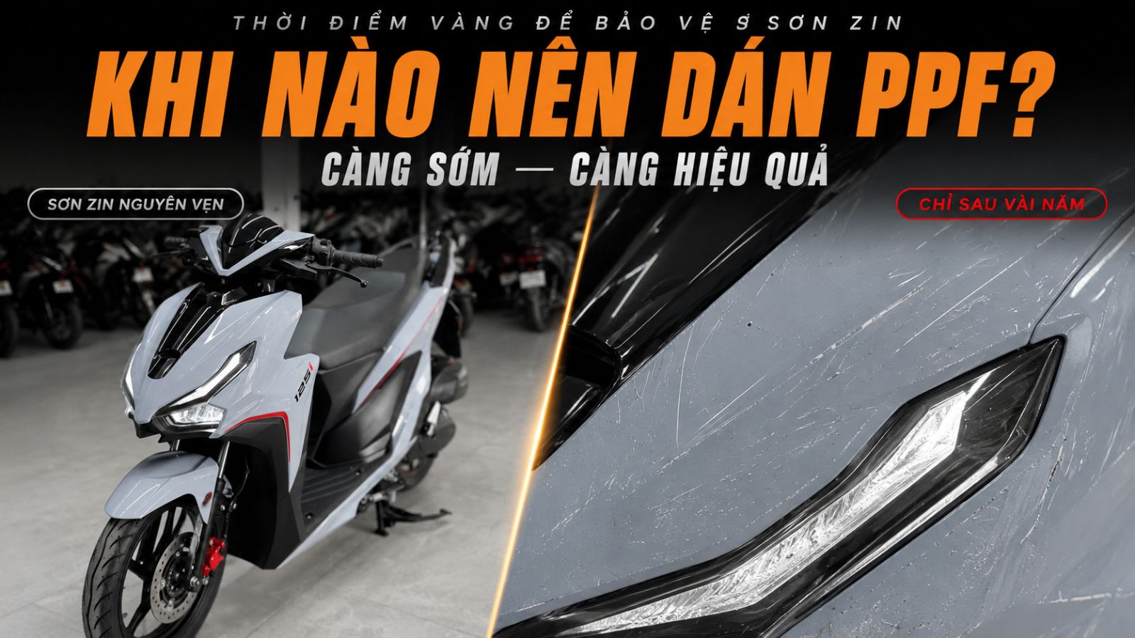 Thời điểm nào nên dán PPF xe máy 