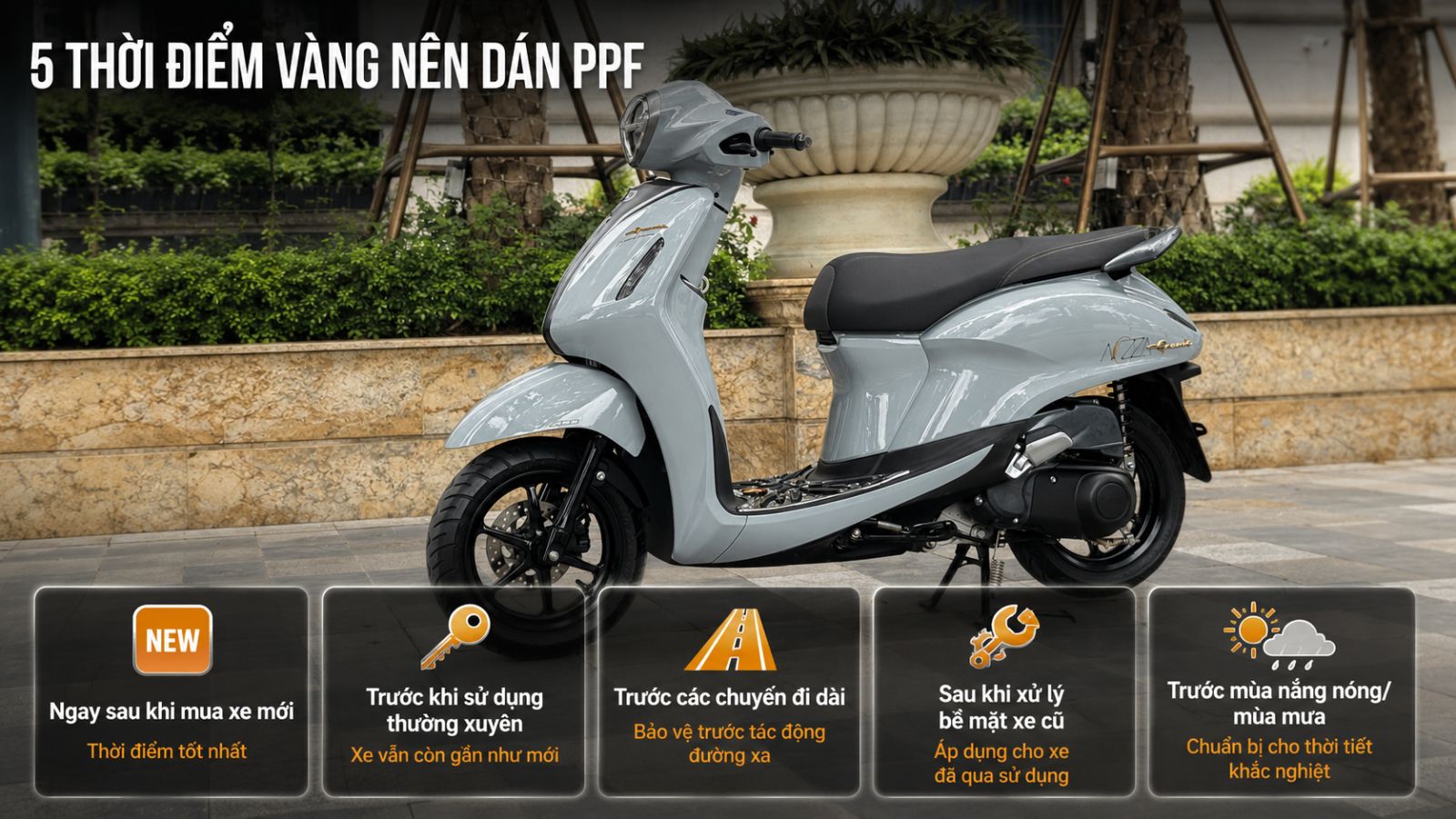 Thời điểm nào nên dán PPF xe máy 