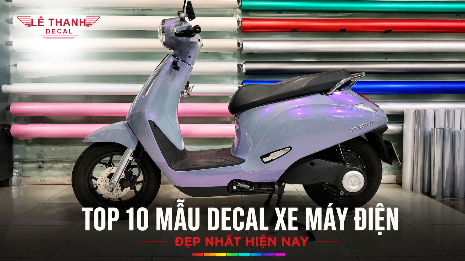 Top 10 mẫu dán decal xe máy điện đẹp nhất hiện nay
