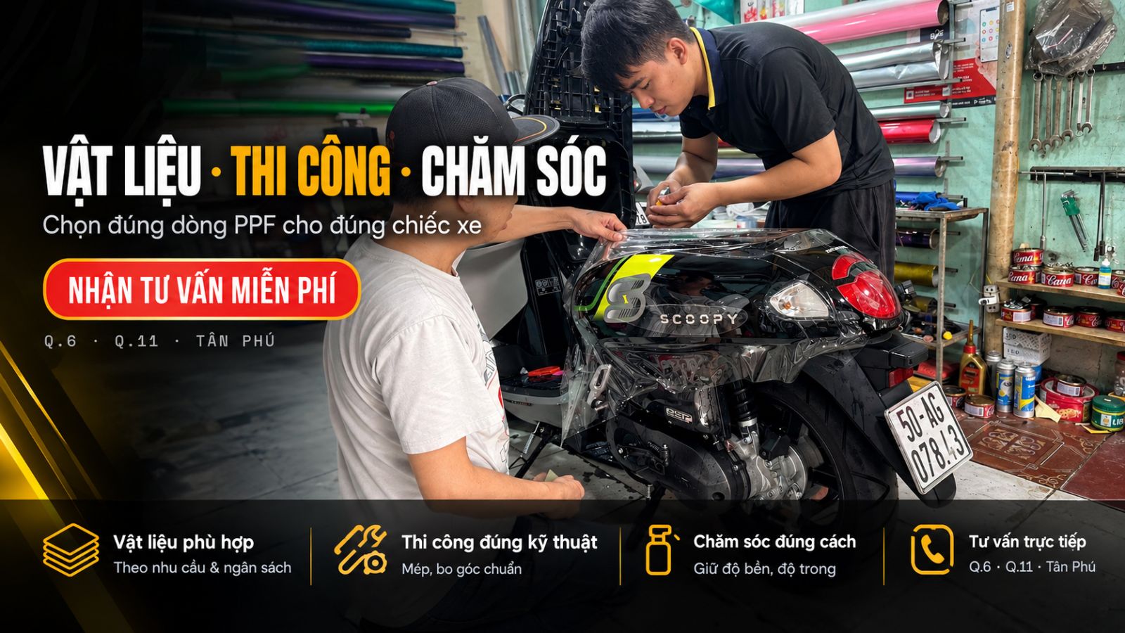 5 thương hiệu PPF xe máy đáng tham khảo hiện nay