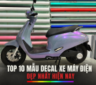 Top 10 mẫu dán decal xe máy điện đẹp nhất hiện nay