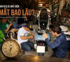 Dán keo xe máy điện mất bao lâu?
