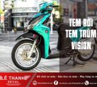 Tem xe Vision và TOP 10+ mẫu tem dán HOT nhất hiện nay