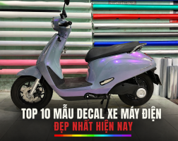 Top 10 mẫu dán decal xe máy điện đẹp nhất hiện nay