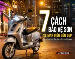 7 cách bảo vệ sơn xe máy điện bền đẹp theo thời gian