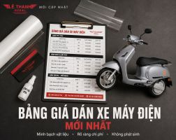 Bảng giá dán xe máy điện mới nhất 