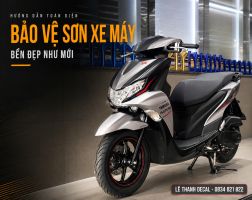 Cách bảo vệ sơn xe máy bền đẹp như mới