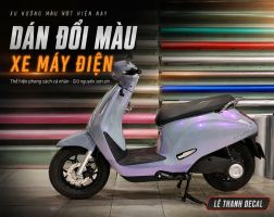 Dán đổi màu xe máy điện: Xu hướng màu hot hiện nay