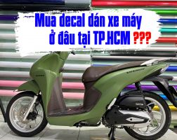 Mua decal dán xe máy ở đâu tại TP.HCM ?