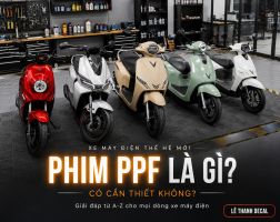 Phim PPF dán cho xe máy điện là gì? Có cần thiết không?