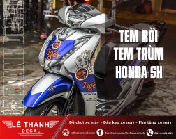 Tem xe SH : Top 10+ mẫu dán tem xe SH HOT nhất 2024