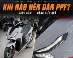 Thời điểm nào nên dán PPF xe máy để bảo vệ sơn xe?