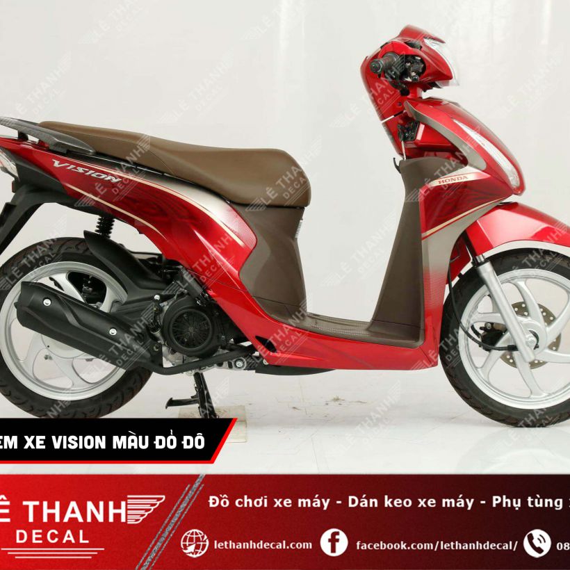 HMT  Honda vision 2019 màu đỏ  phụ kiện  Honda Doanh Thu  HDT  YouTube
