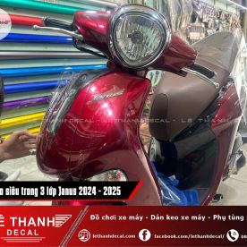 Dán keo siêu trong 3 lớp Yamaha Janus 2024 - 2025 phiên bản đặc biệt