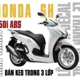 Dán keo 3 lớp Honda SH 350i ABS trắng