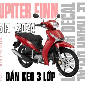 Dán keo 3 lớp Jupiter FINN đỏ 115 Fi 2024