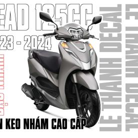 Dán keo nhám cao cấp cho Lead 2023 - 2024 bạc xám nhám