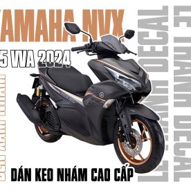 Dán keo nhám cao cấp NVX VVA 155 đen xám 2024