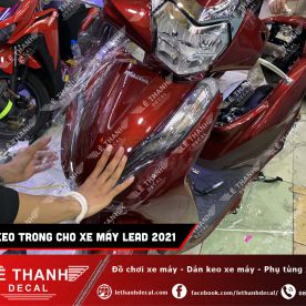 Dán keo trong xe máy Lead 2021