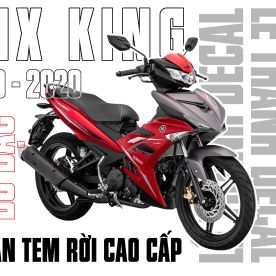 Tem rời Exciter MX King 150i đỏ bạc 2020