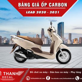 Bảng giá đồ chơi xe máy Lead 2020 - 2021 sơn carbon