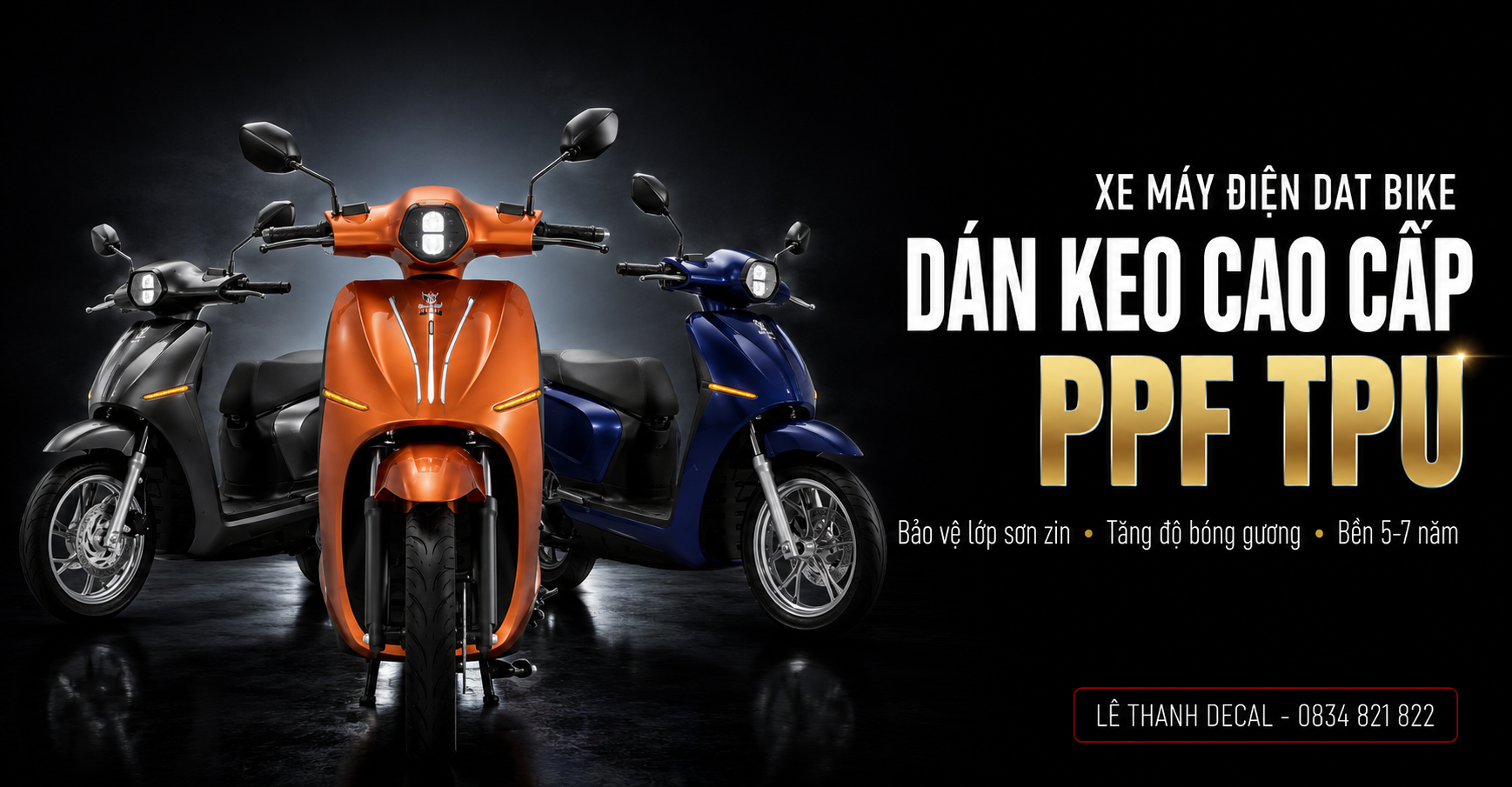 Dán PPF xe Dat Bike