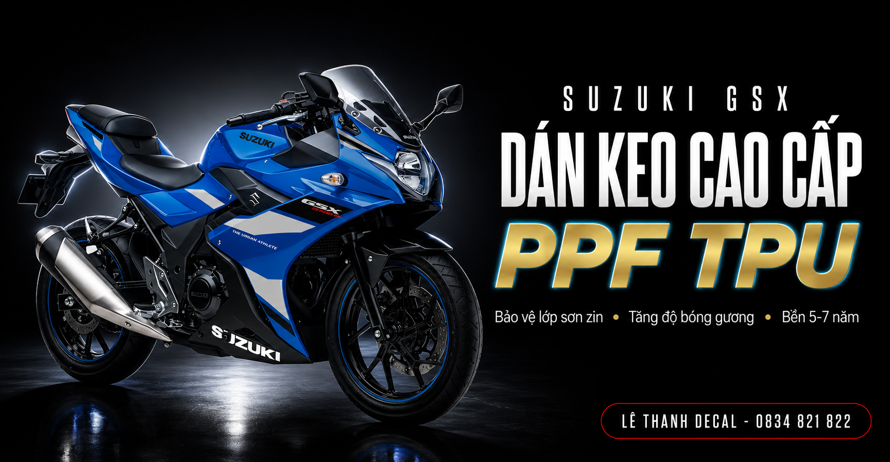 Dán PPF xe GSX