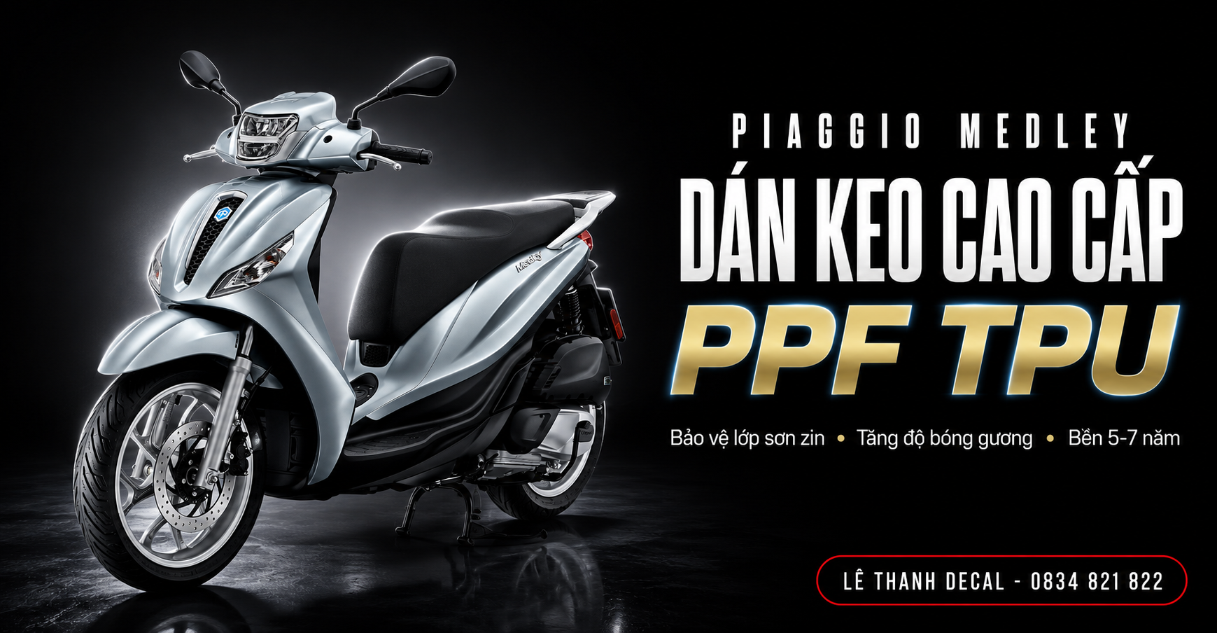 Dán PPF xe Medley