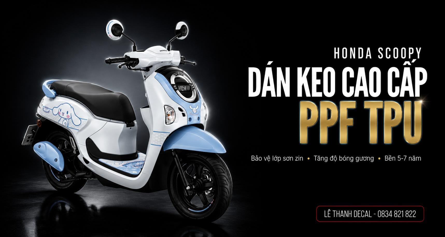 Dán PPF xe Scoopy