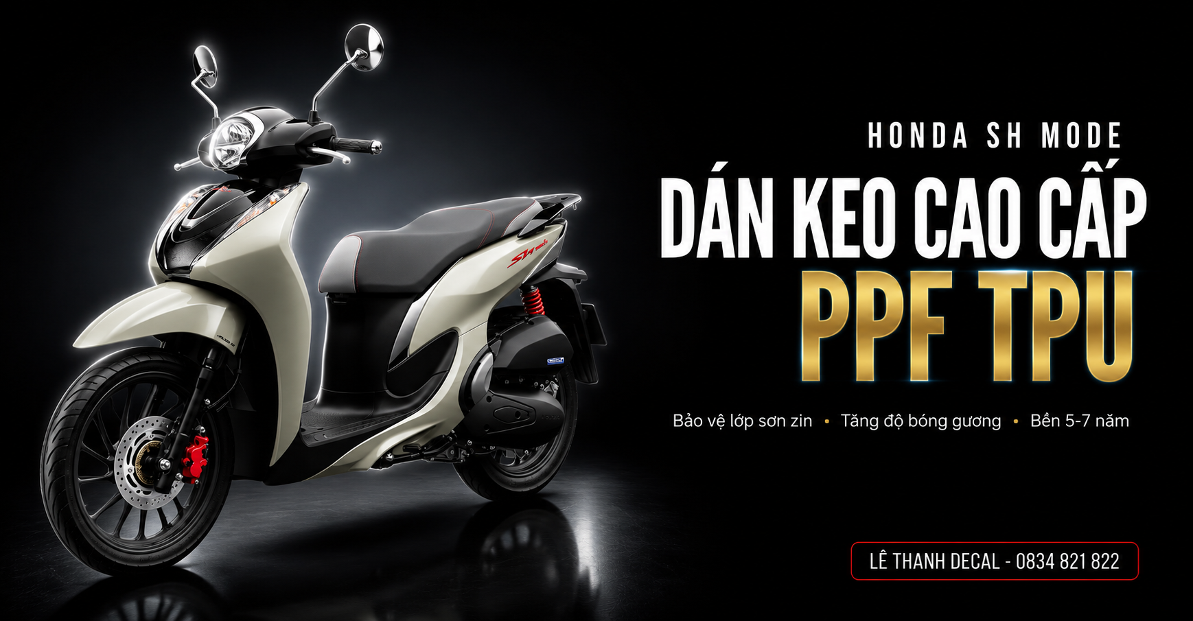 Dán PPF xe SH Mode