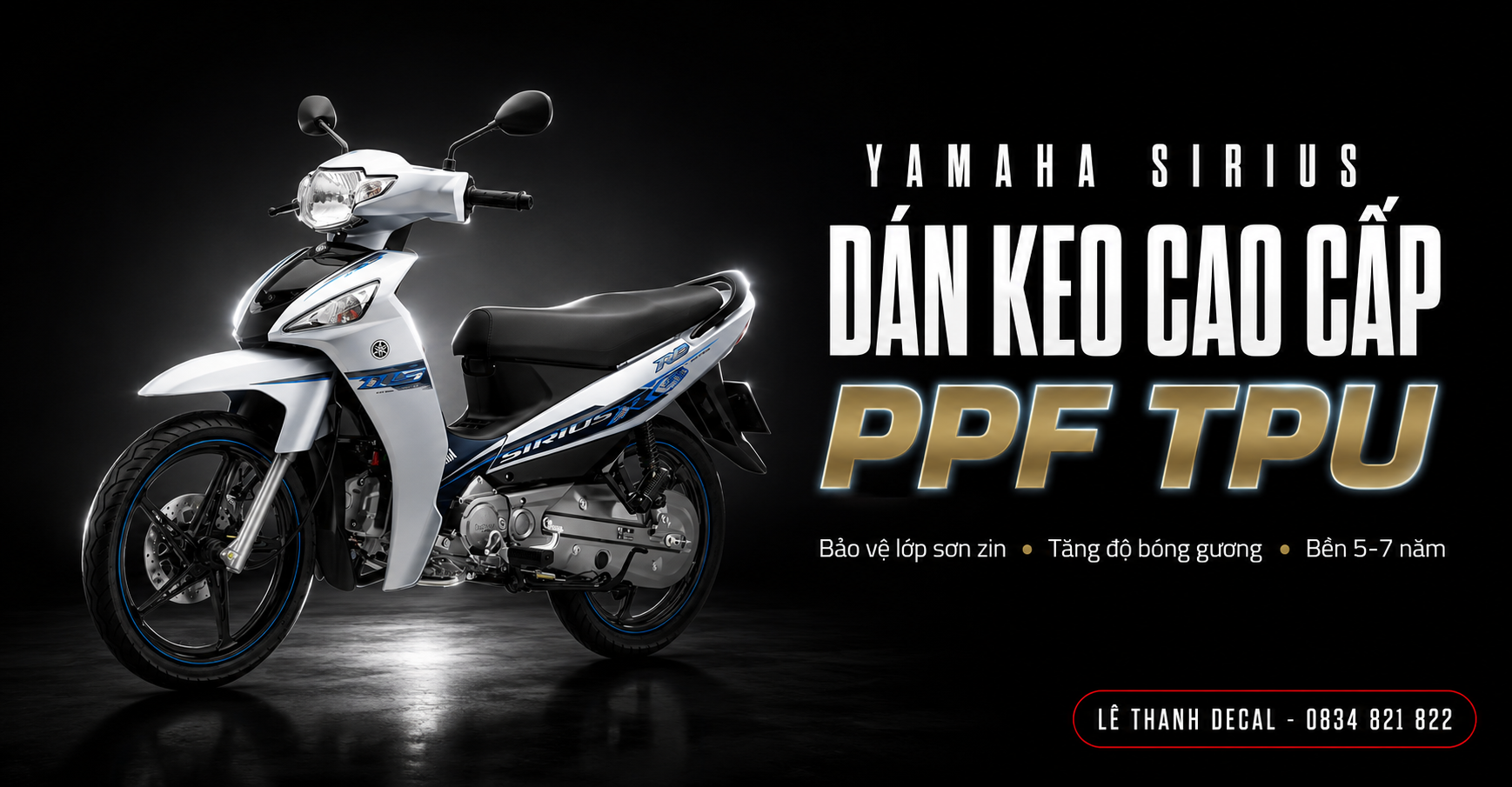 Dán PPF xe SIRIUS