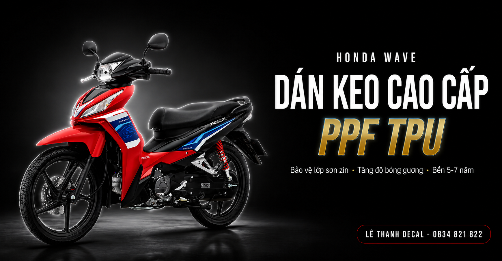Dán PPF xe WAVE